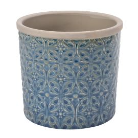 Burgon & Ball Glazed Pot Porto Blue