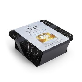 W&P Peak Ice Cube Tray Extra Large Marbled Black