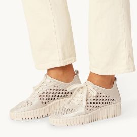 Ilse Jacobsen Shoes Tulip Sneaker Embroidered Ivory