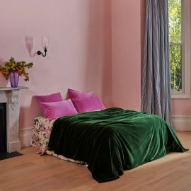 Kip&Co Velvet Duvet Cover Kombu Green