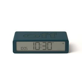 Lexon Flip Classic Clock Rubber Duck Blue