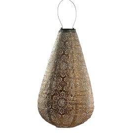 Lumiz Lantern Drop 28cm Gold Fiore
