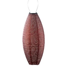 Lumiz Lantern Long Oval 20cm Copper Paisley