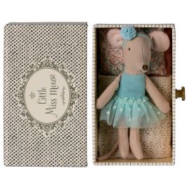 Maileg Mouse Little Sister Dancer In Daybed