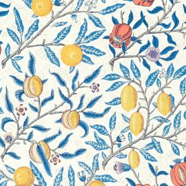 Morris & Co. Fabric Fruit Paradise Blue