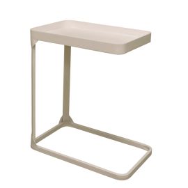 STUDIO Sofa Side Table White Rectangle