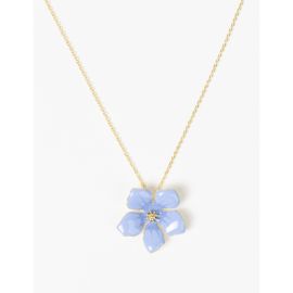 Stella+Gemma Necklace Mini Flower Blue