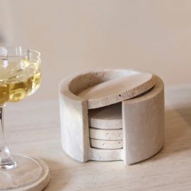 Papier HQ Travertine Coasters