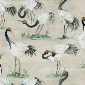 Osborne & Little Wallpaper Cranes W7456-01