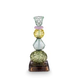 Pip Studio Candle Holder Glass Beads Green 23.5cm