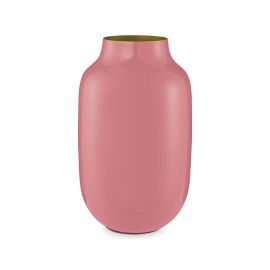 Pip Studio Vase Metal Oval 30cm Old Pink