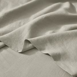 Weave Ravello Linen Flat Sheet Bone