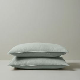 Weave Ravello Linen Standard Pillowcase Pair Sage