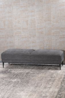 Bianca Lorenne Ottoman Renzo Slate