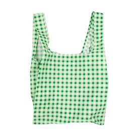 Kind Bag Reusable Bag Medium Blurred Plaid Green