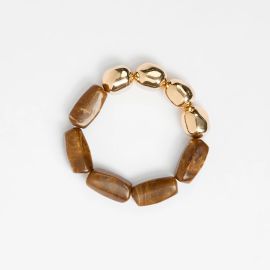 Stella+Gemma Bracelet Brown with Gold