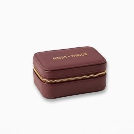 Stella+Gemma Jewel Box Rectangle Small Syrah Rings + Things