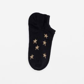 Stella+Gemma Socks Black Gold Stars