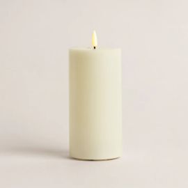 Stellar Candle LED Pillar Ivory 7.5 x 15cm 