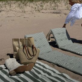 Sunnylife Reclining Beach Chair The Vacay Olive