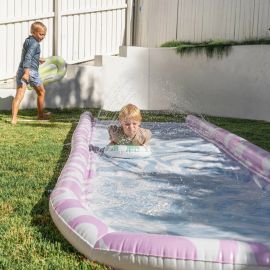 Sunnylife Kids Inflatable Slip and Slide & Boogie Board Set Poolside