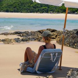 Sunnylife Take Anywhere Folding Chair Sea Sage