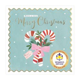 Christmas Card Charity Pack Candy Cane