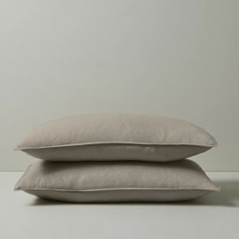 Weave Ravello Linen Standard Pillowcase Pair Pebble