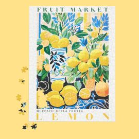Werkshoppe Puzzle 500 Piece Fruit Market Lemons