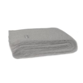 Windermere Mohair Throw Silver