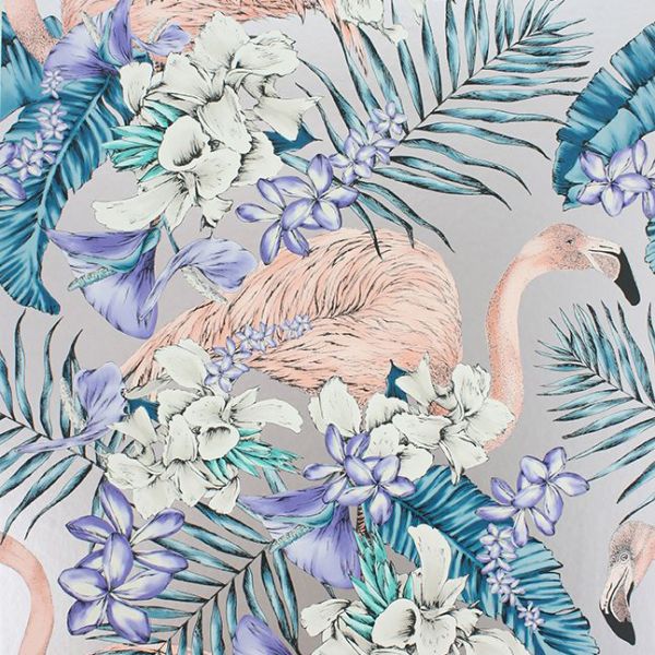Matthew Williamson Wallpaper Flamingo Club W6800-05 | Allium Interiors