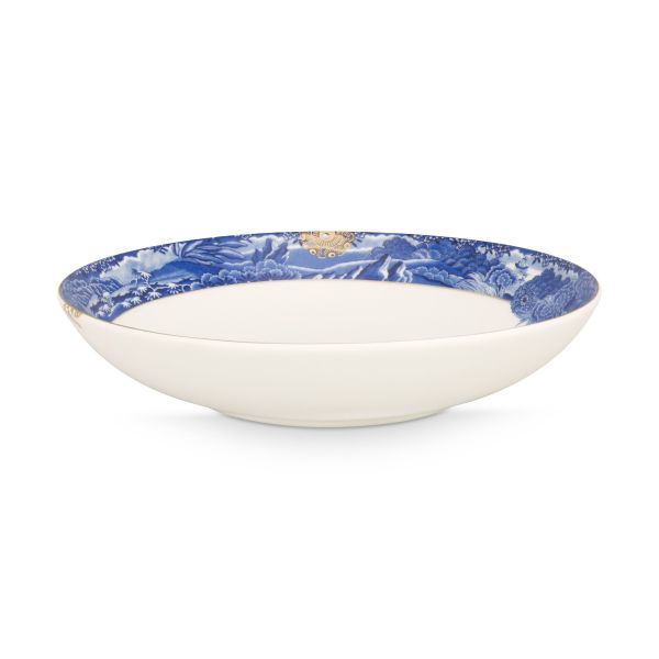 Pip Studio Heritage Deep Plate Border Blue 25.5cm | Allium Interiors