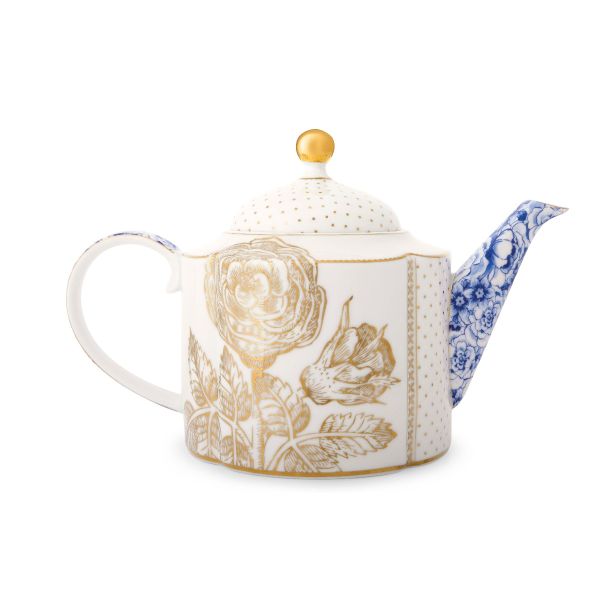 Pip Studio Royal White Tea Pot Large | Allium Interiors