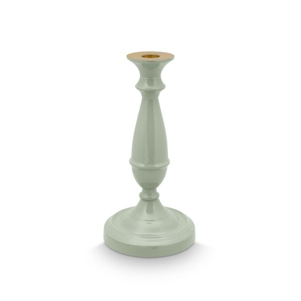 Pip Studio Candle Holder Green Metal Small 24cm | Allium Interiors