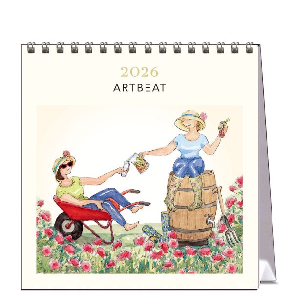 Art Beat Desk Calendar 2026 | Allium Interiors