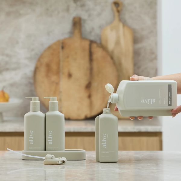 Al.ive Kitchen Bench Spray Refill Lemon Pomegrante | Allium Interiors
