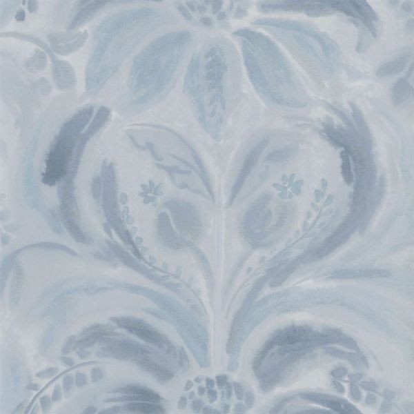 Designers Guild Wallpaper Angelique Damask Indigo | Allium Interiors