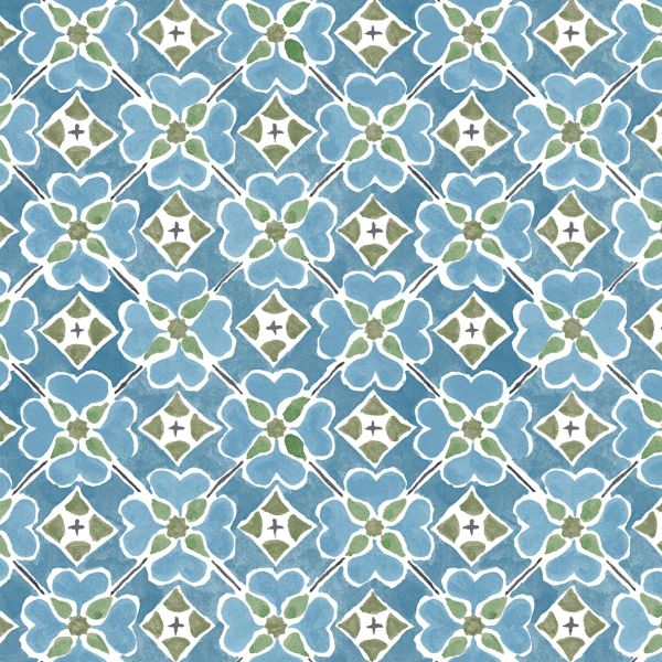 Anna Spiro Wallpaper Flora Summer's Day | Allium Interiors