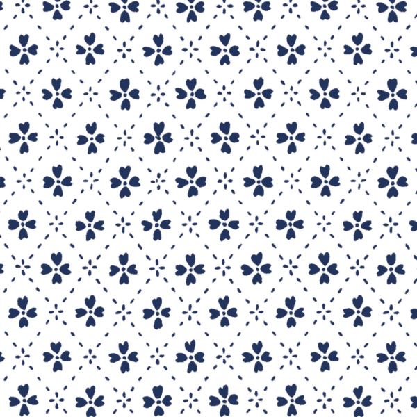 Anna Spiro Wallpaper Paniola Inverted Navy | Allium Interiors