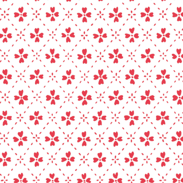 Anna Spiro Wallpaper Paniola Inverted Red | Allium Interiors