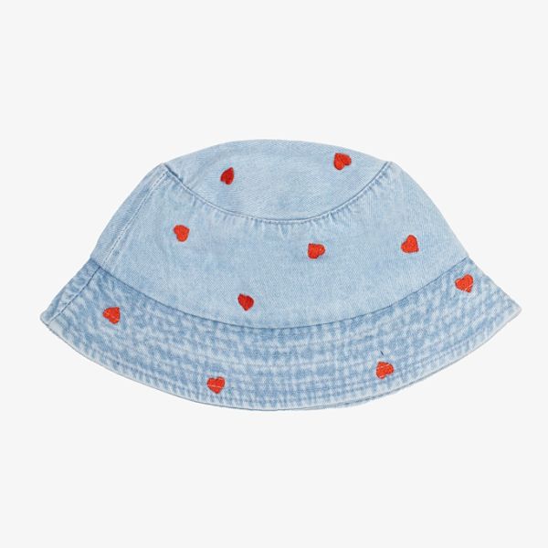 Antler Bucket Hat Denim Heart | Allium Interiors