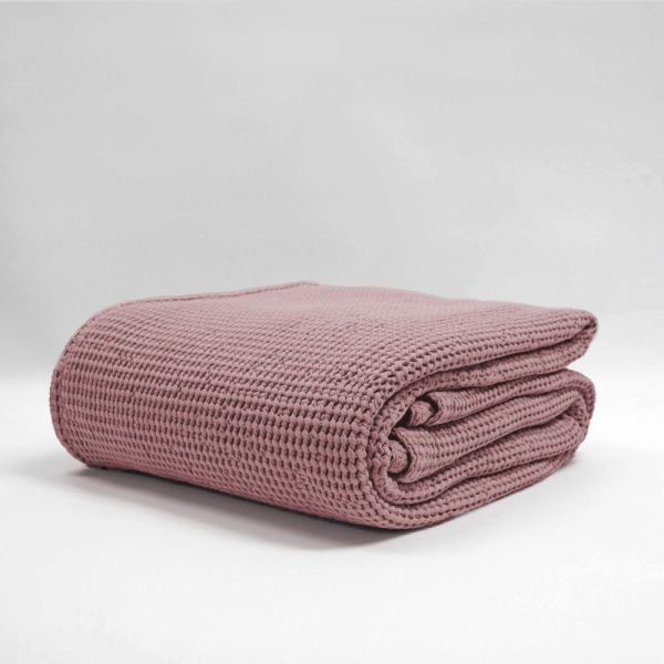 Baksana New Bliss Stonewashed Blanket Blossom | Allium Interiors