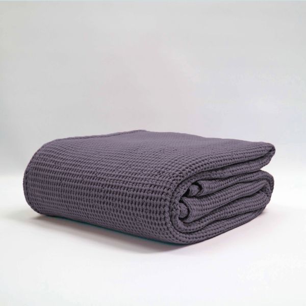 Baksana Throw New Bliss Stonewashed Grape | Allium Interiors