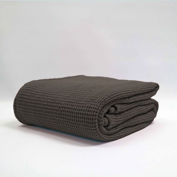 Baksana Throw New Bliss Stonewashed Slate | Allium Interiors