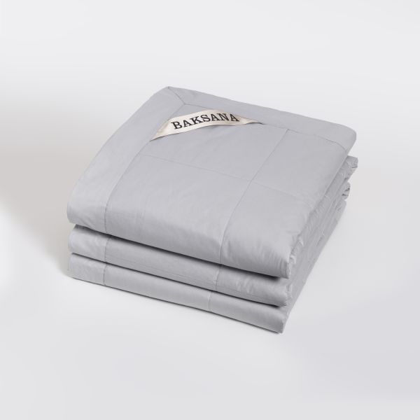 Baksana Luxury Espresso Coverlet Silver | Allium Interiors