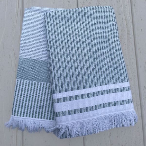 Baksana Tea Towel Chefs Choice Seafoam | Allium Interiors