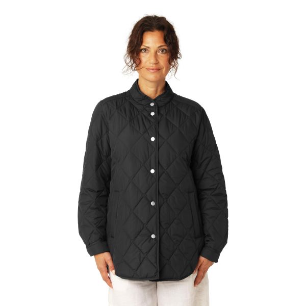 Ilse Jacobsen Quilted Shirt Jacket Beat04 Dark Indigo | Allium Interiors
