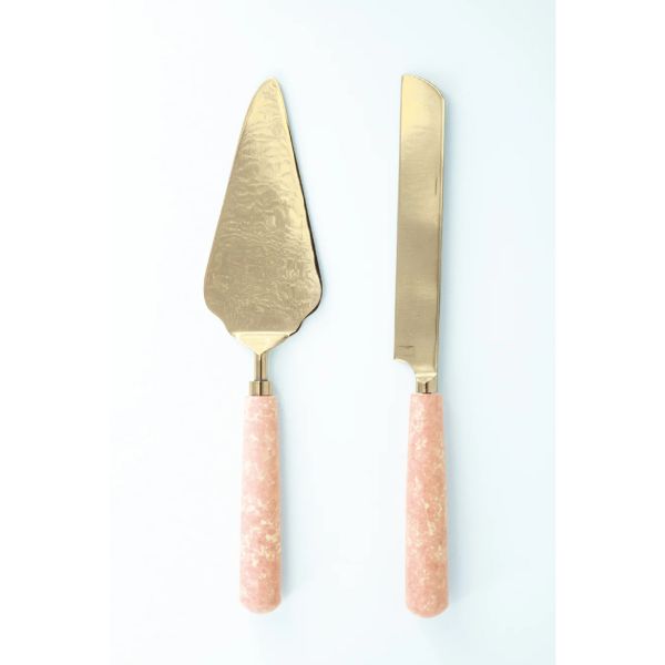 Bianca Lorenne Cake Server Set Rose | Allium Interiors