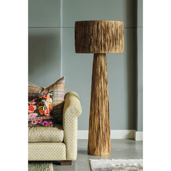 Bianca Lorenne Baleno Floor Lamp Antique Gold | Allium Interiors