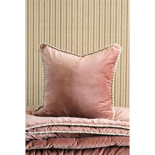 Bianca Lorenne Treccia Deep Rose Cushion | Allium Interiors